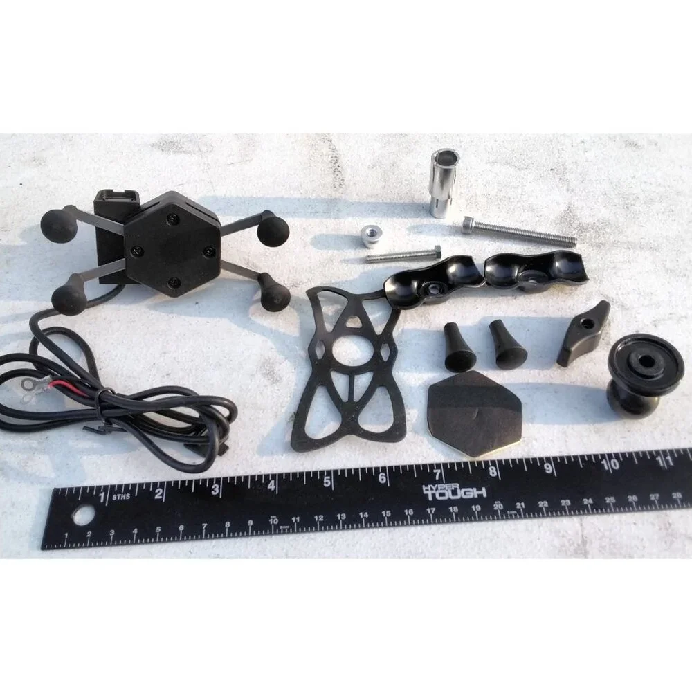 USB Navigation Bracket, Accessory with Navigation Bracket for 3-6.5 Inch Mobile
